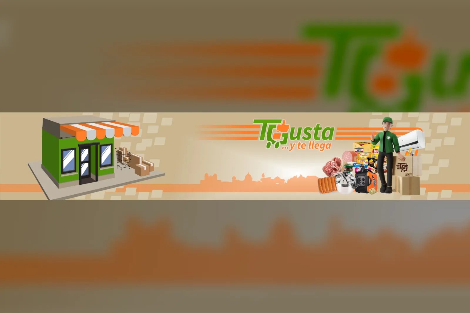Tgusta — E-commerce · Delivery local